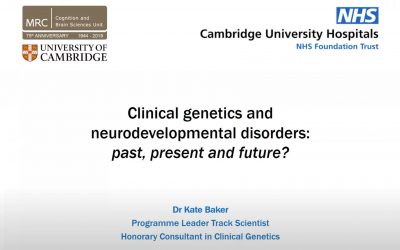 LECTURE 2: CLINICAL GENETICS IN NEURODEVELOPMENTAL CONDITIONS – PAST, PRESENT AND FUTURE